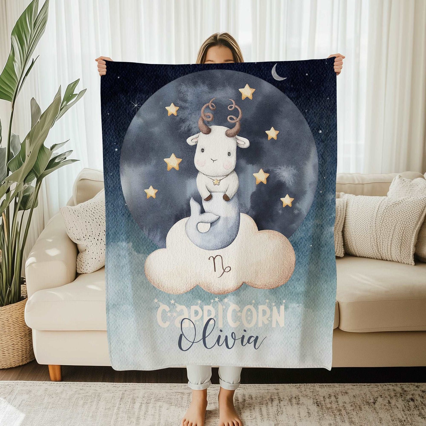 Capricorn Zodiac Blanket
