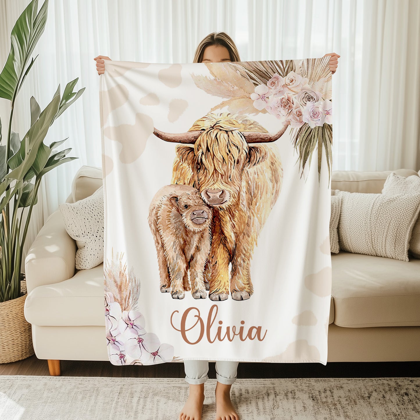 Highland Cow Blanket