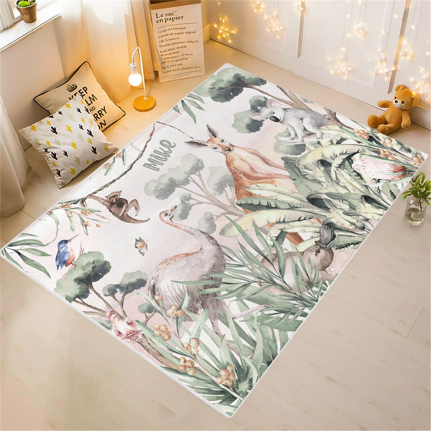 Australian Animals Playroom Rug