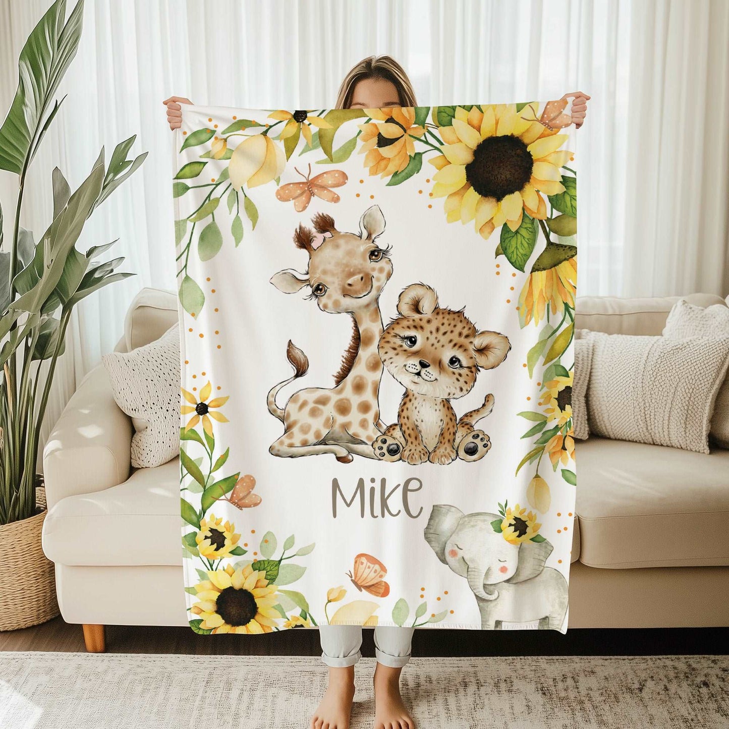 Safari Animals Blanket