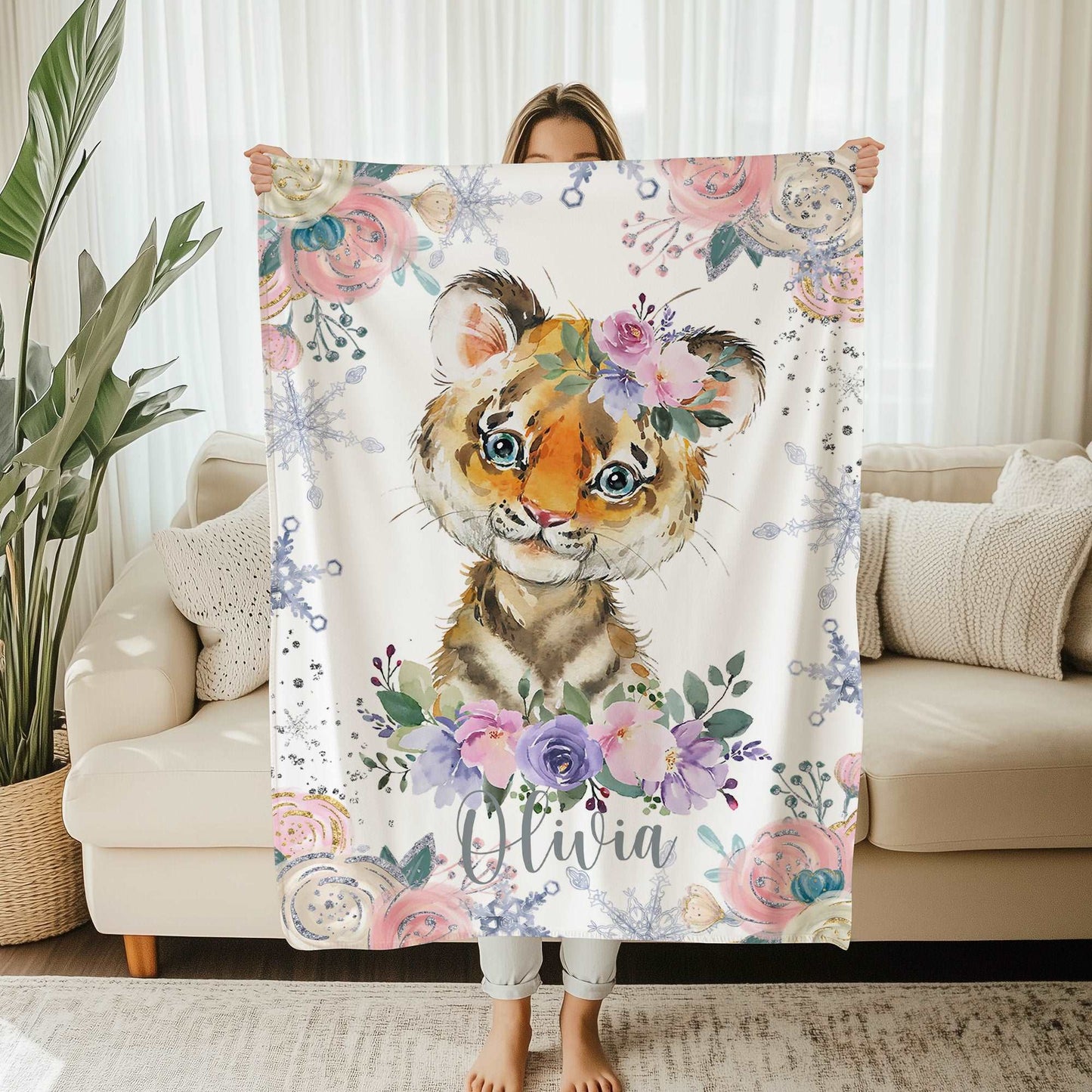 Tiger Baby Blanket