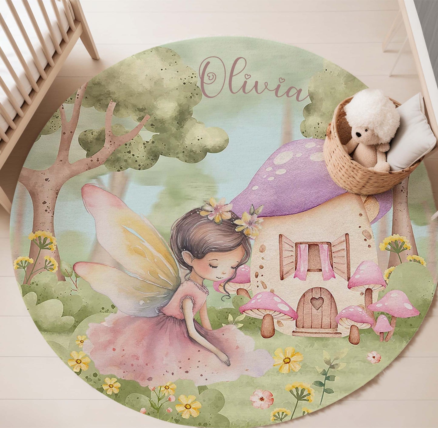 Princess Fairy Round Rug