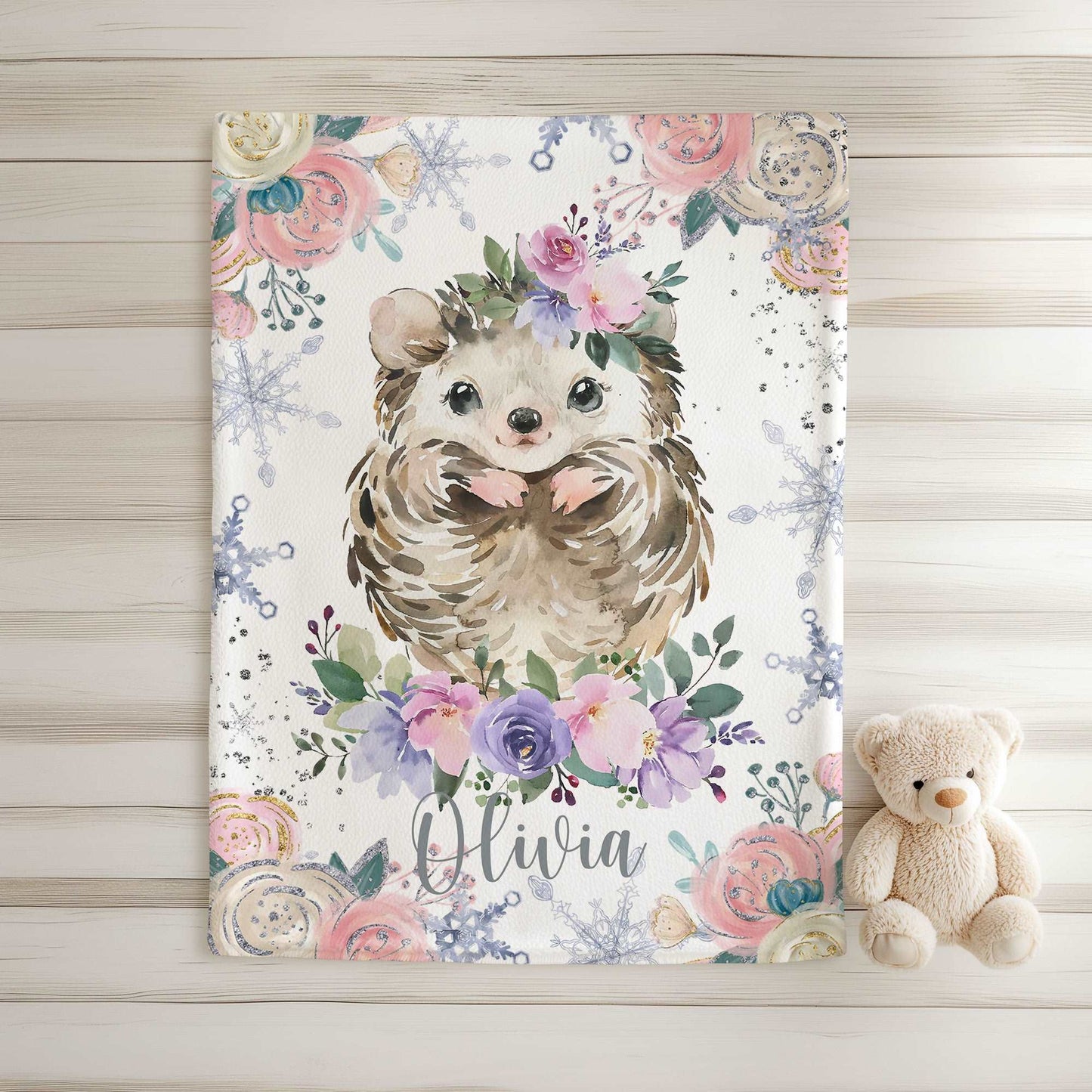 Hedgehog Baby Blanket