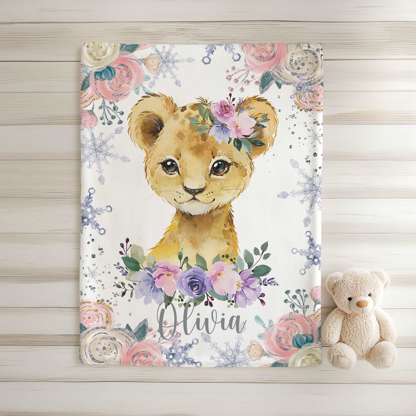 Lion Baby Blanket