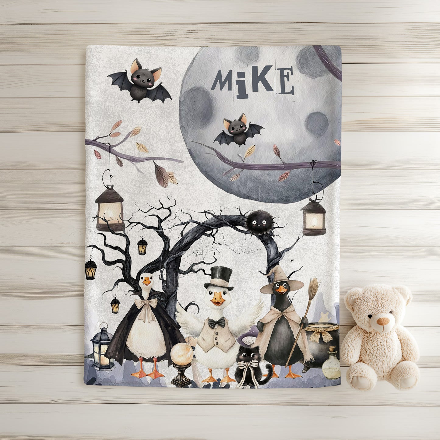 Halloween Goose Blanket