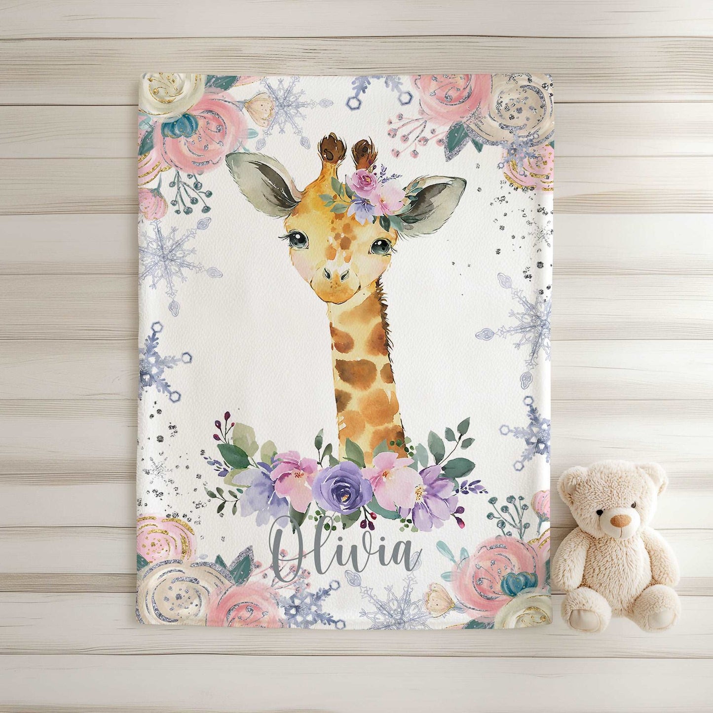 Giraffe Baby Blanket