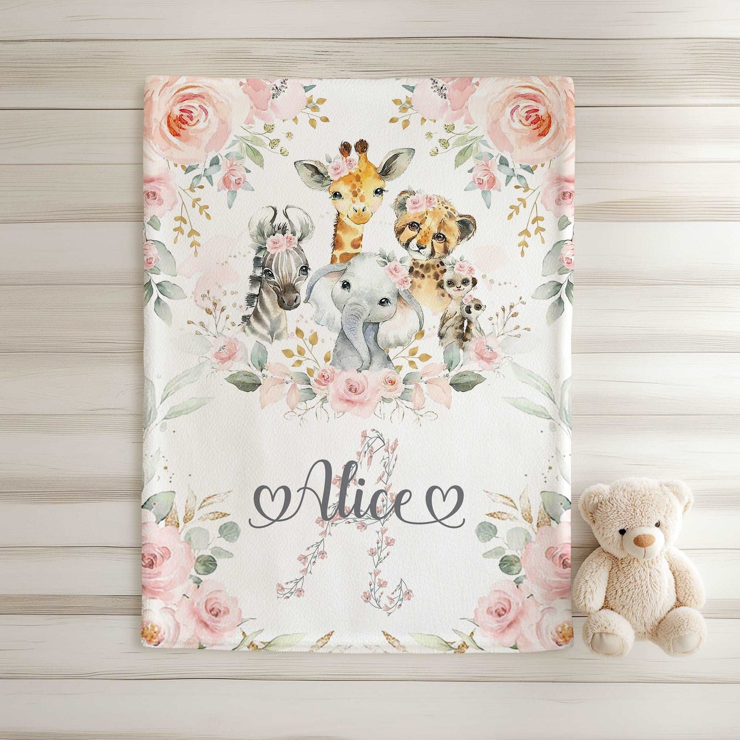 Safari Animals Blanket