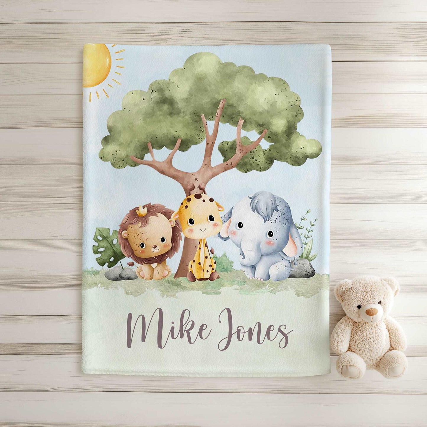 Safari Animals Blanket