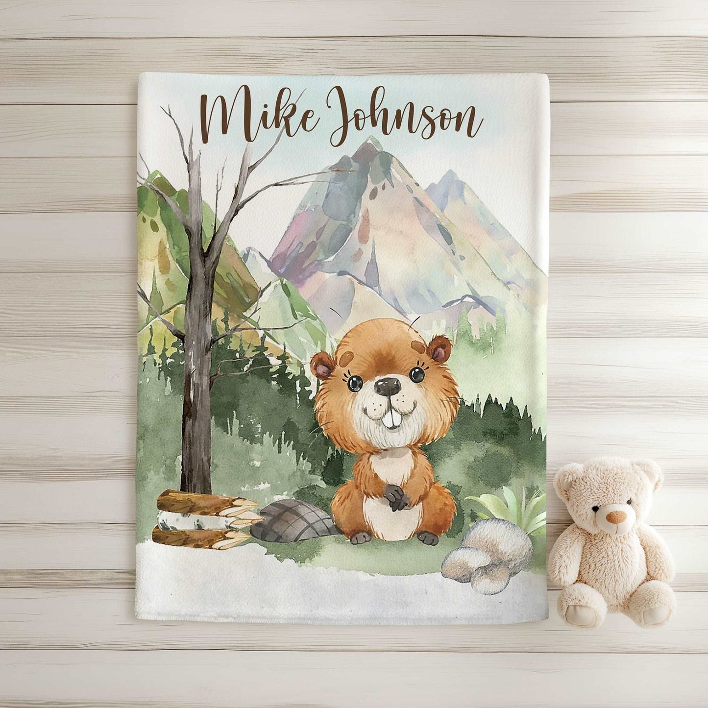 Mountain Beaver Blanket
