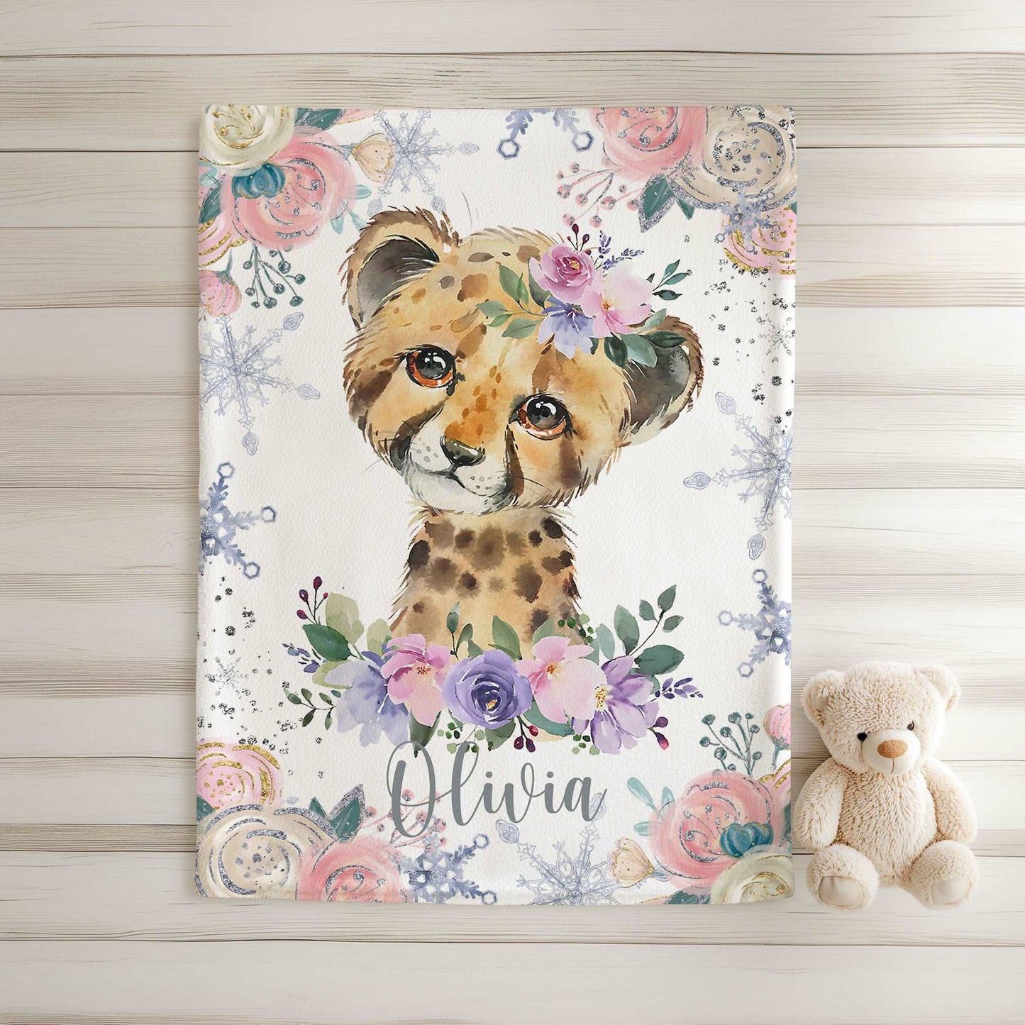 Leopard Baby Blanket