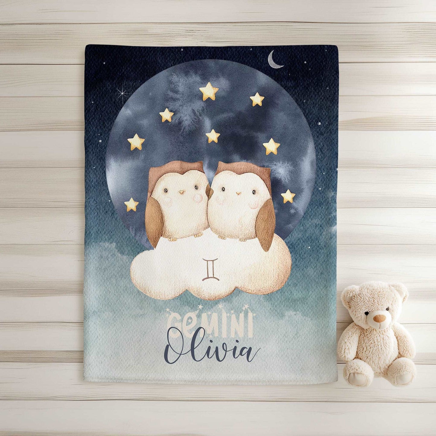 Gemini Zodiac Blanket