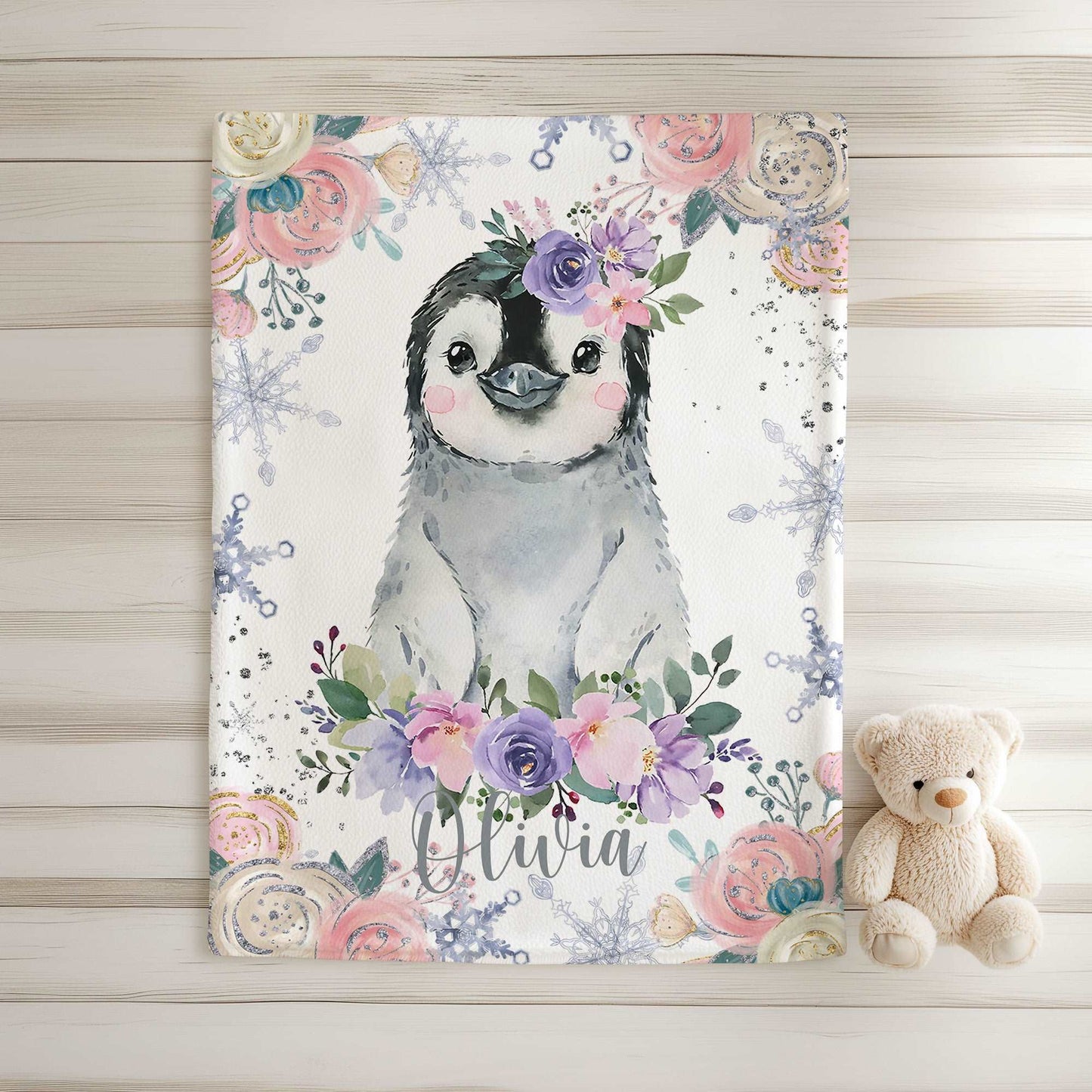 Penguin Baby Blanket