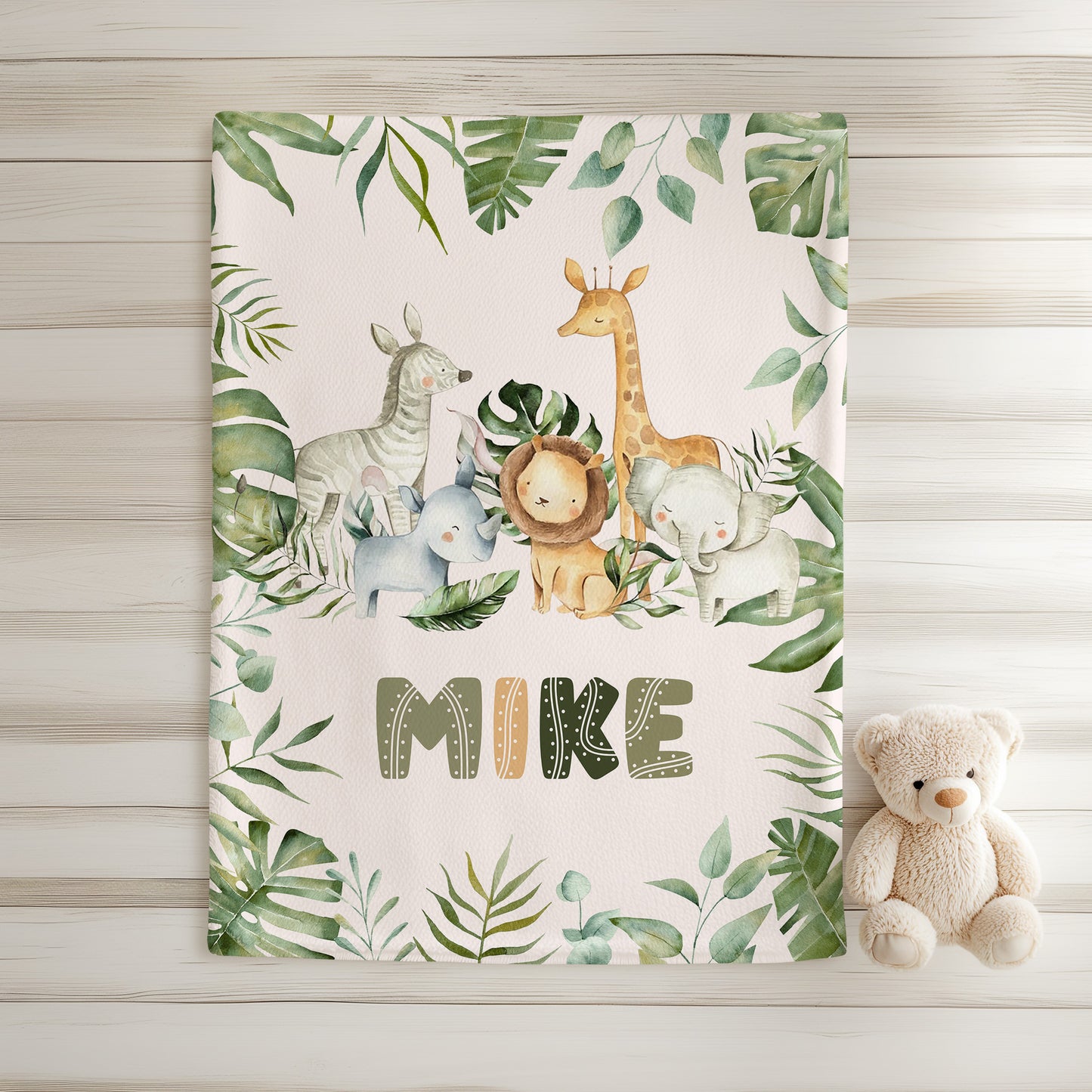 Safari Animals Blanket