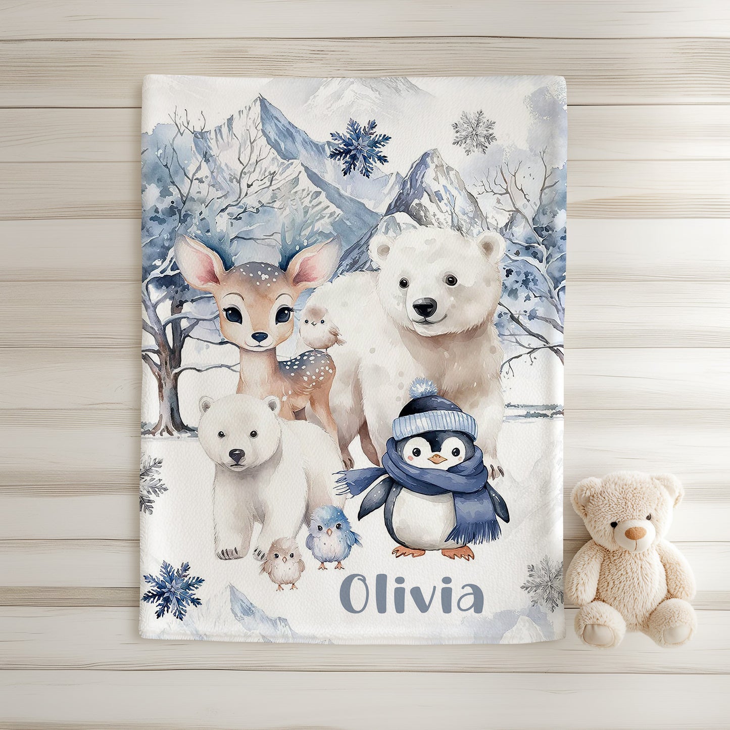 Winter Animals Blanket