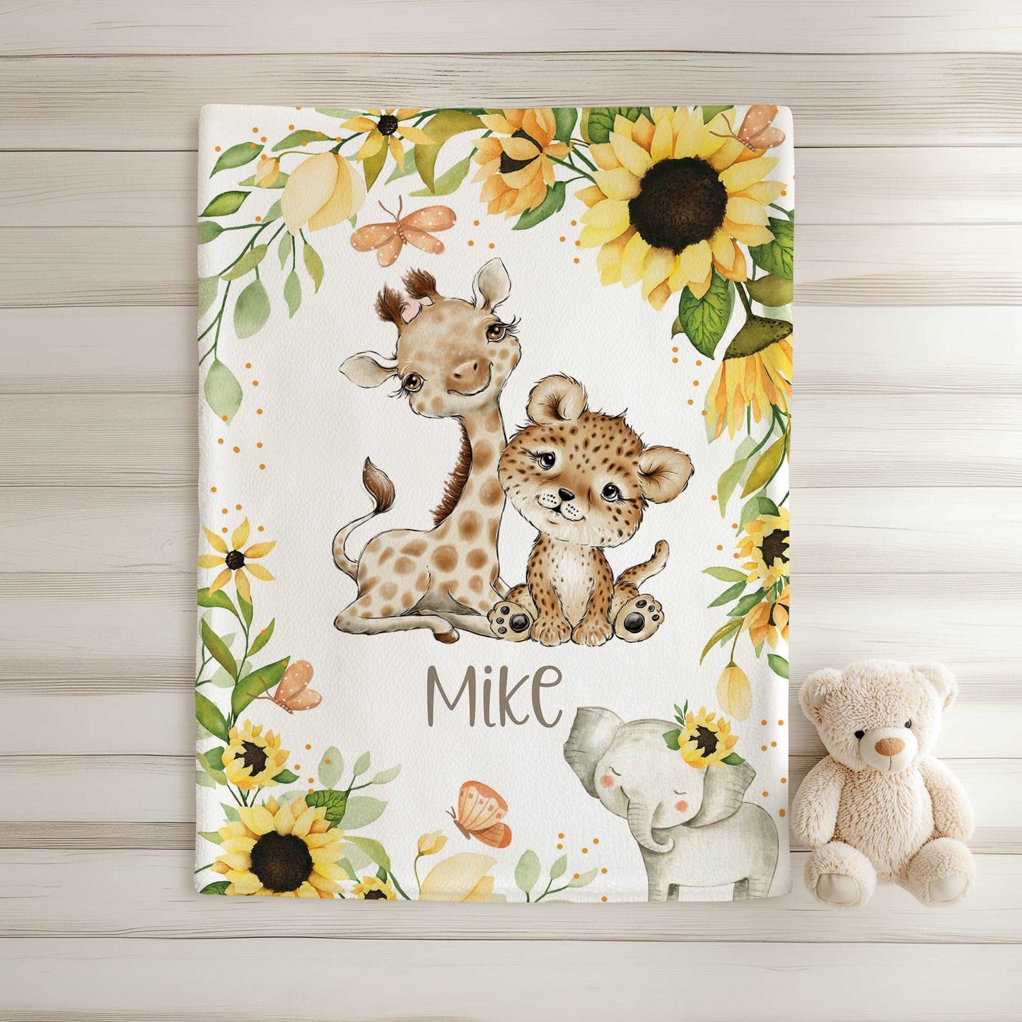Safari Animals Blanket
