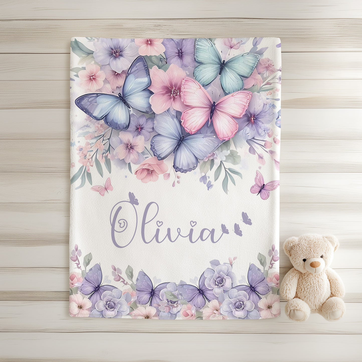 Butterfly Nursery Blanket