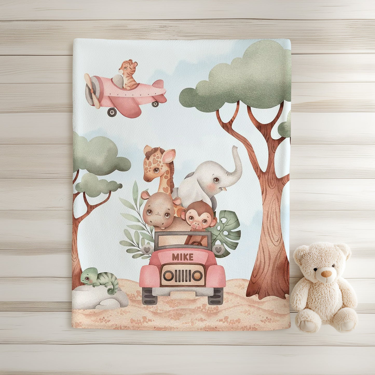 Animals In Car Blanket