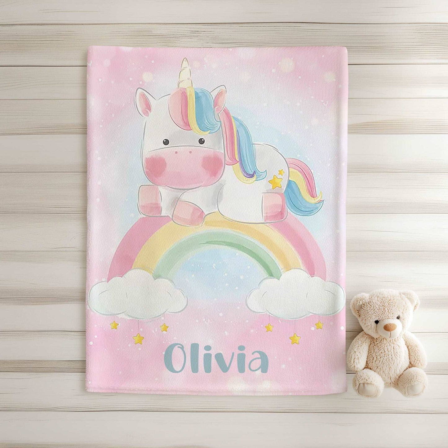 Rainbow Unicorn Blanket