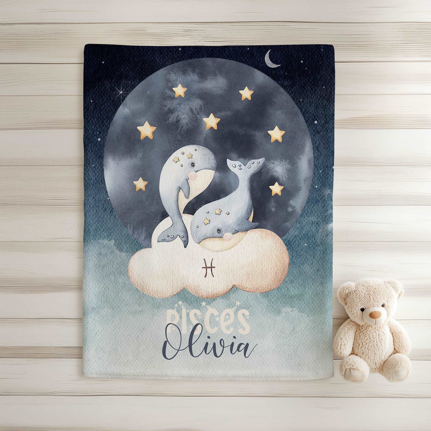 Pisces Zodiac Blanket