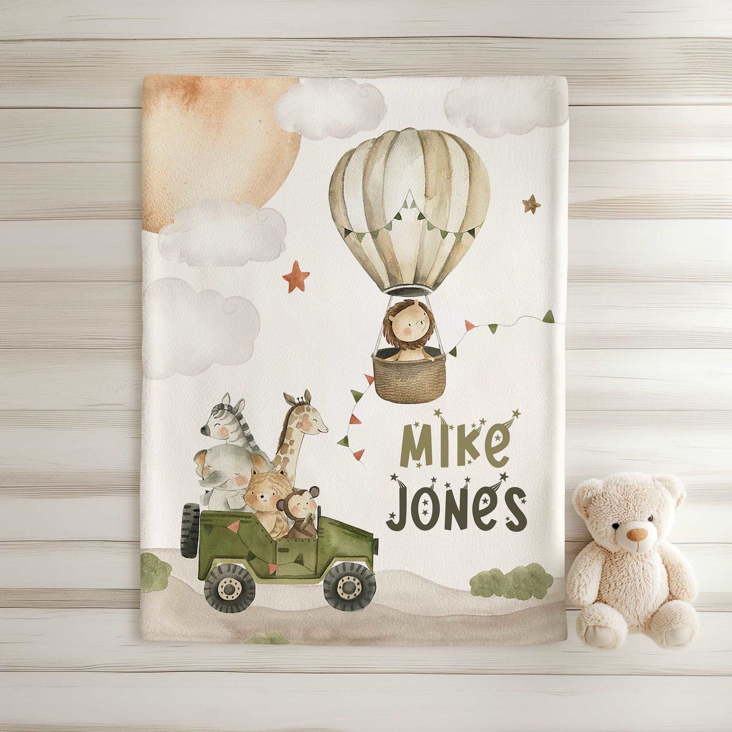 Safari Animals Blanket