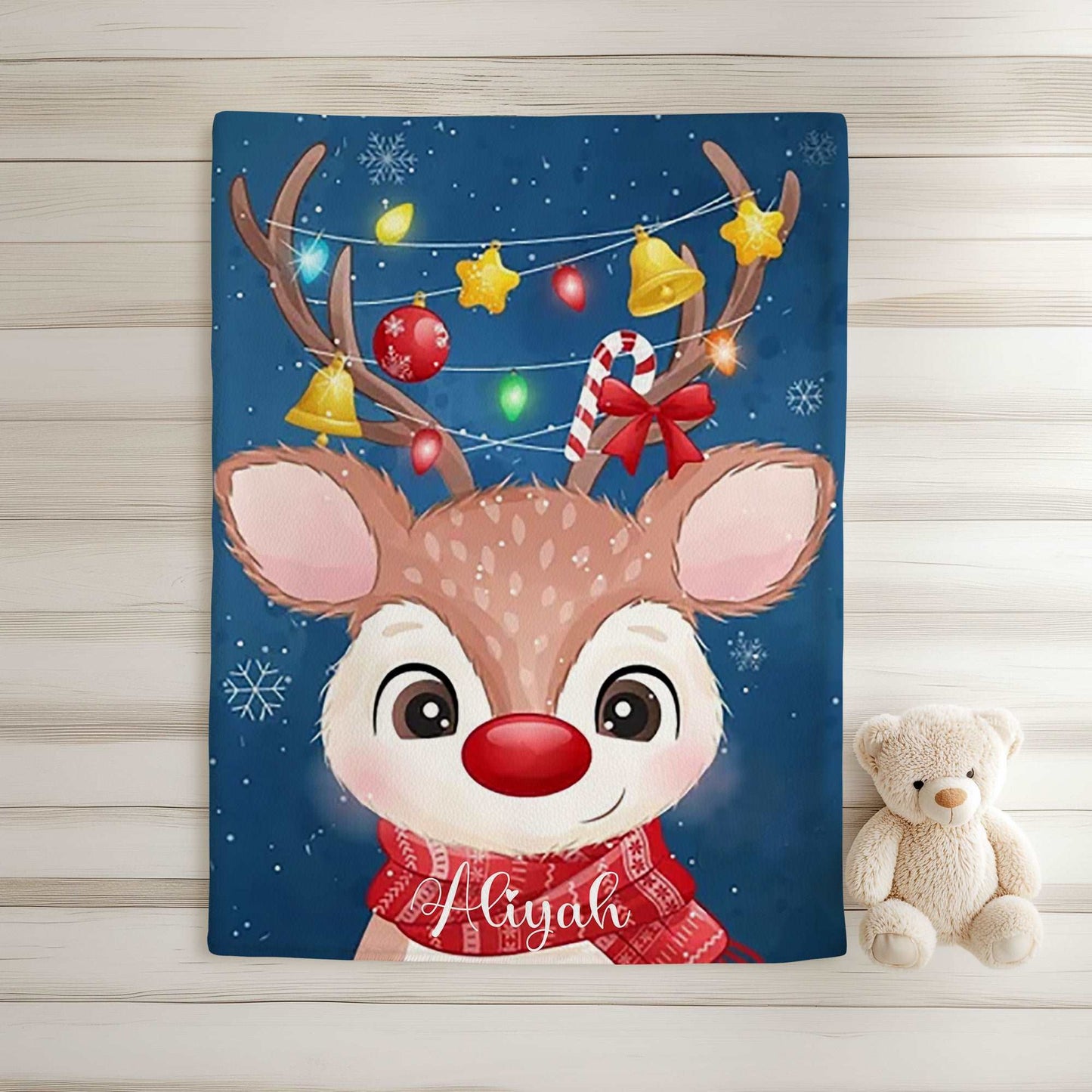 Christmas Reindeer Blanket