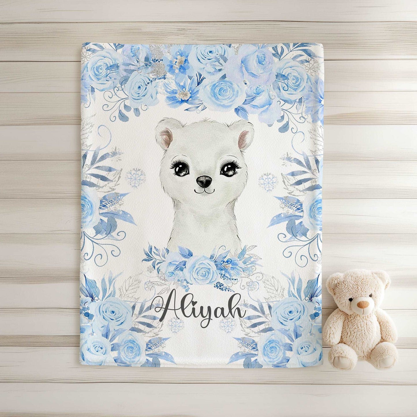 Polar Bear Baby Blanket