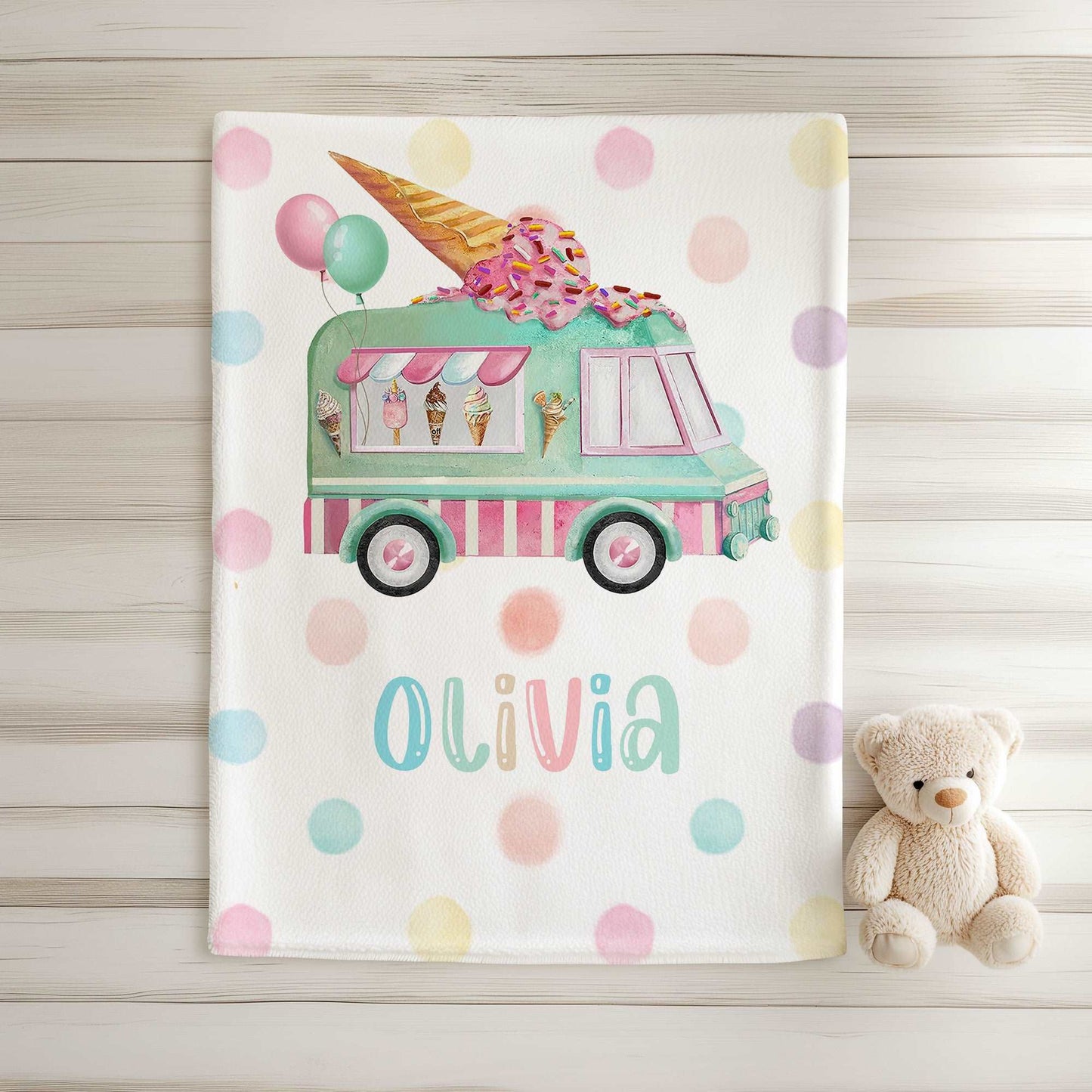 Ice Cream Van Blanket