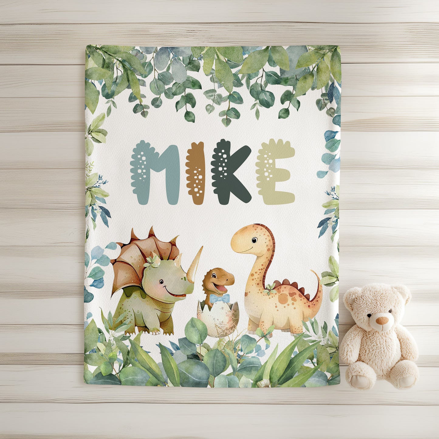 Baby Dinosaur Nursery Blanket