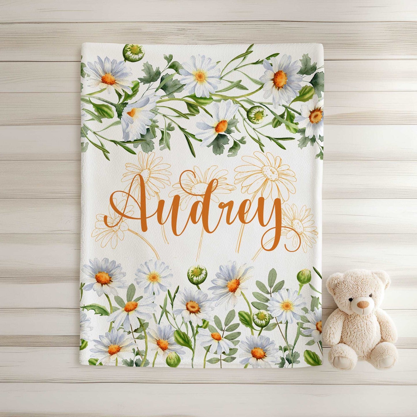 Daisy Floral Blanket