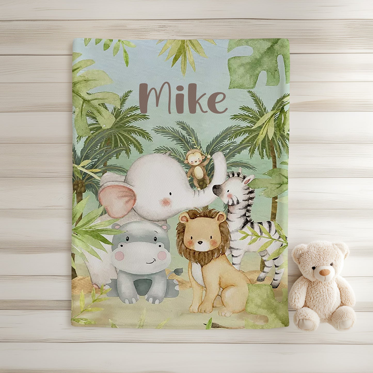 Safari Animals Blanket