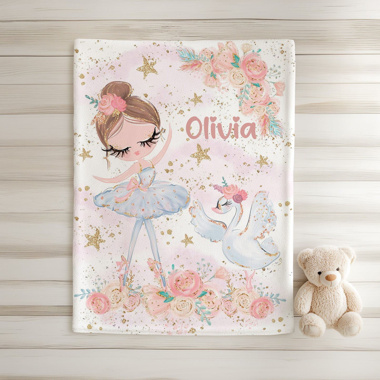 Ballerina Baby Blanket