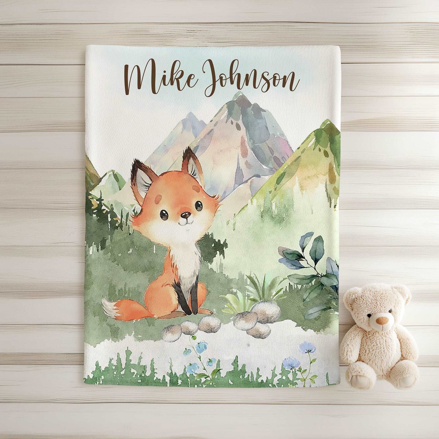 Mountain Fox Blanket