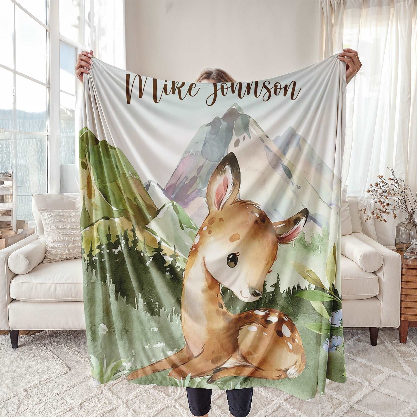 Mountain Deer Blanket
