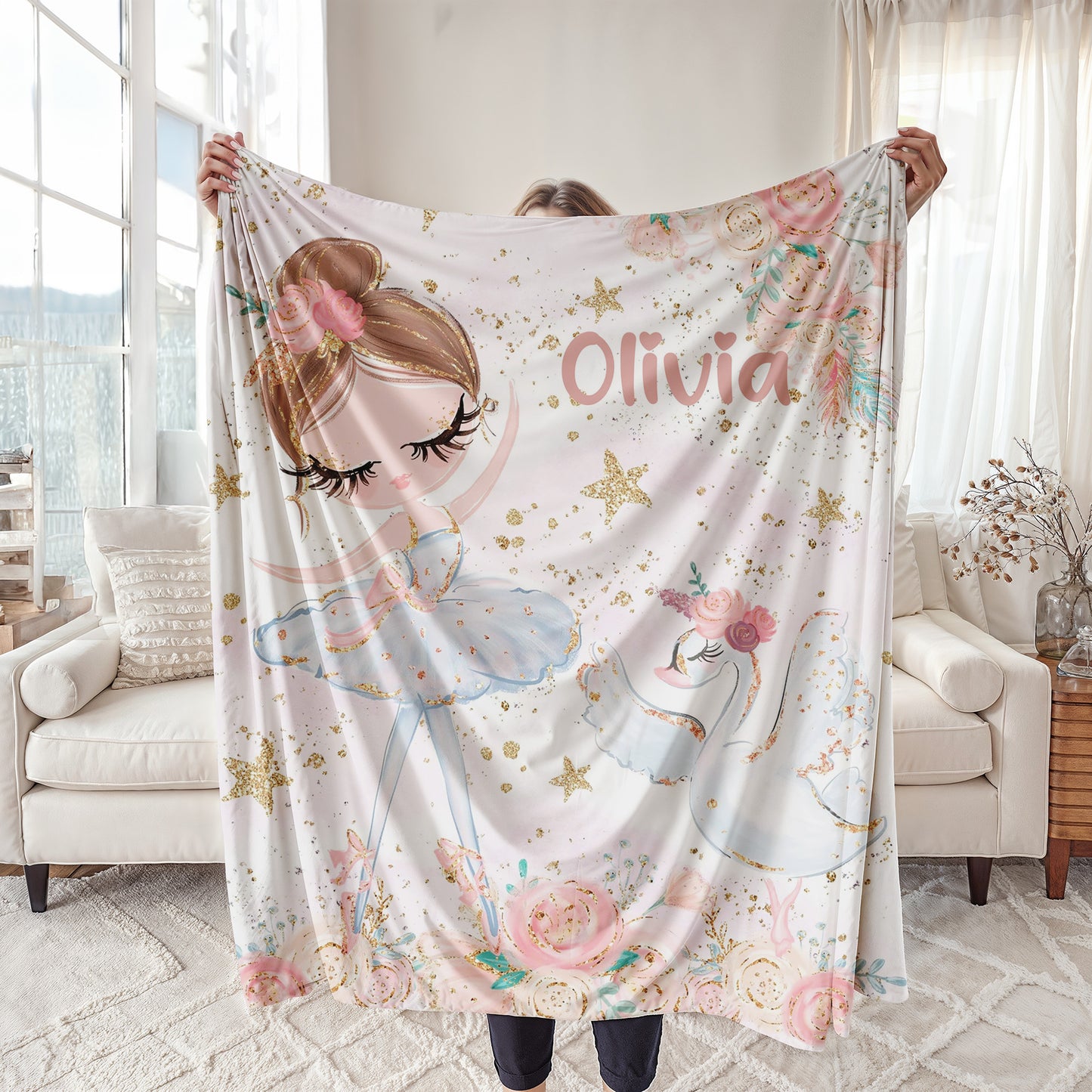 Ballerina Baby Blanket