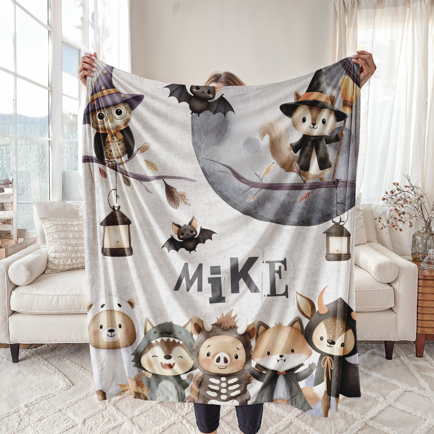 Halloween Animals Blanket