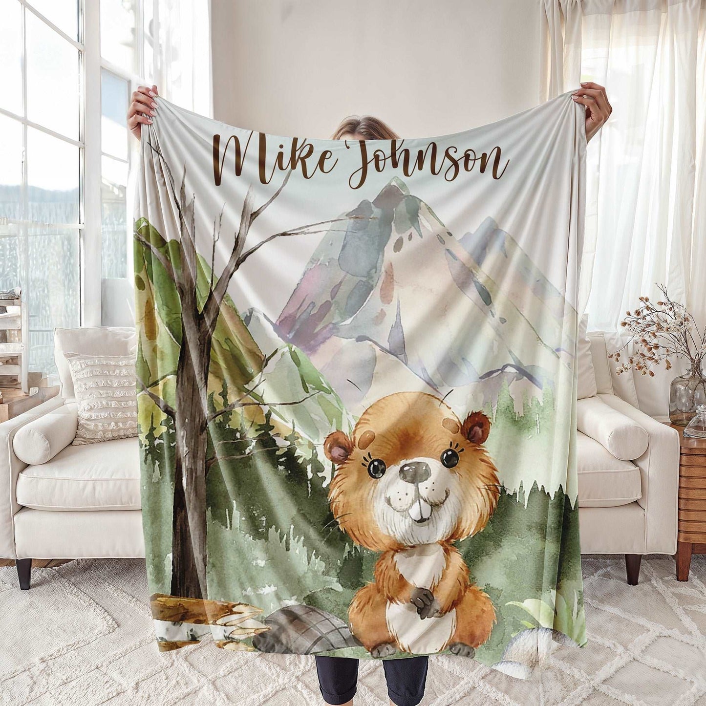 Mountain Beaver Blanket