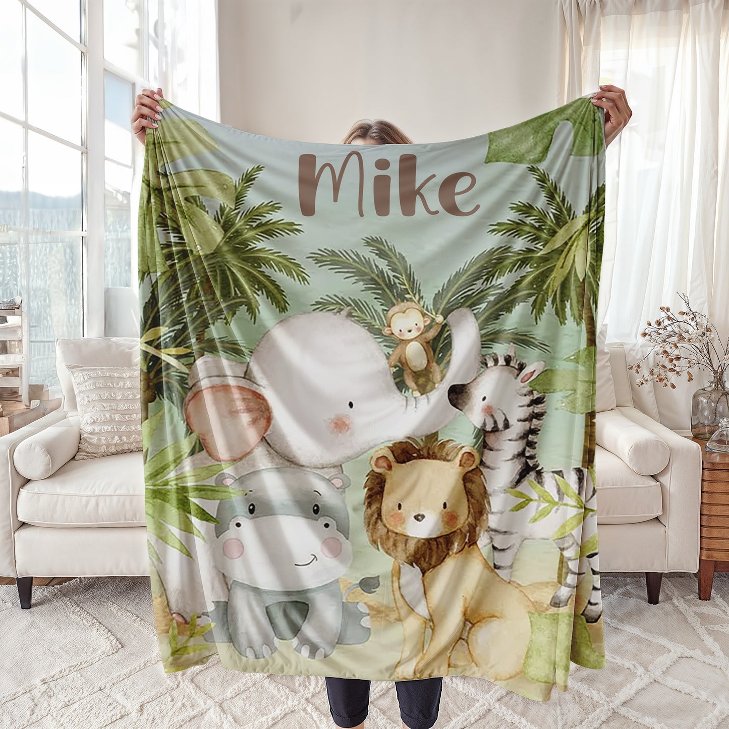 Safari Animals Blanket