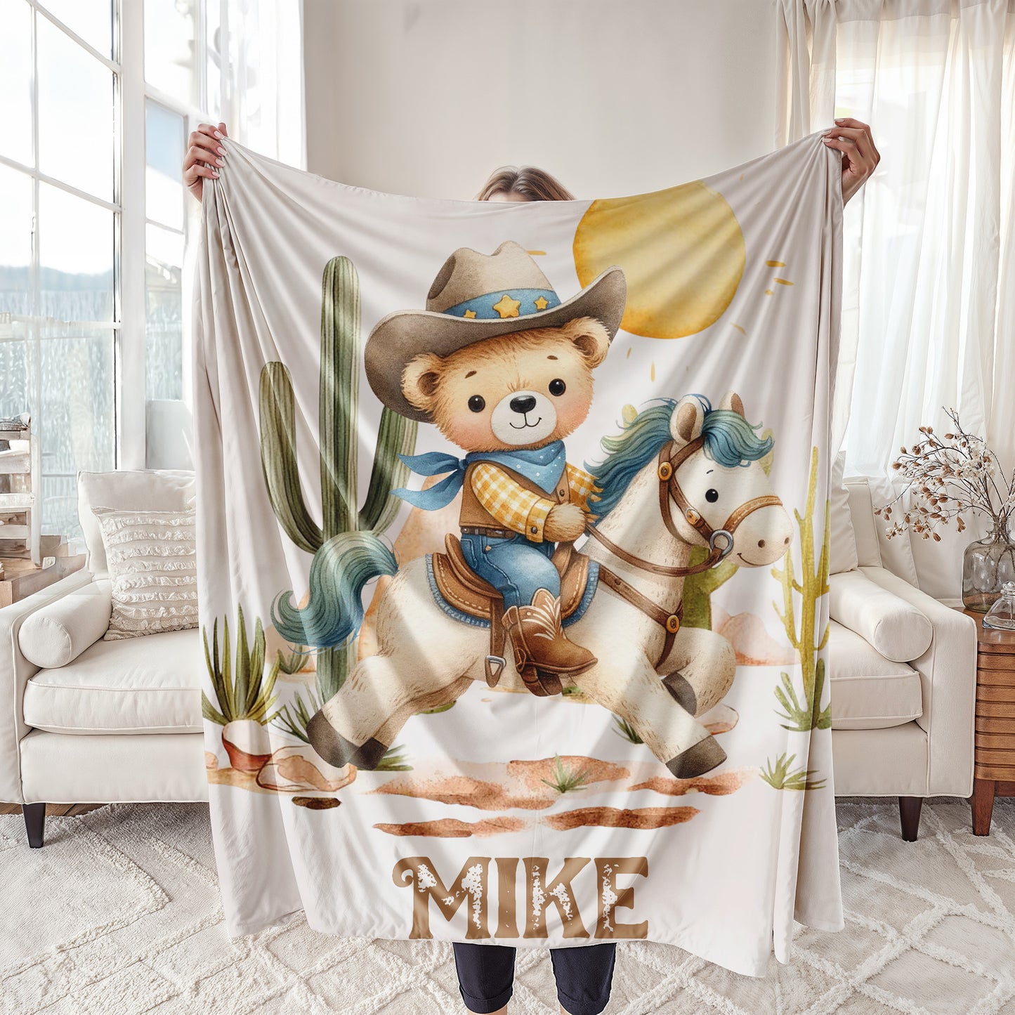 Cowboy Horse Blanket