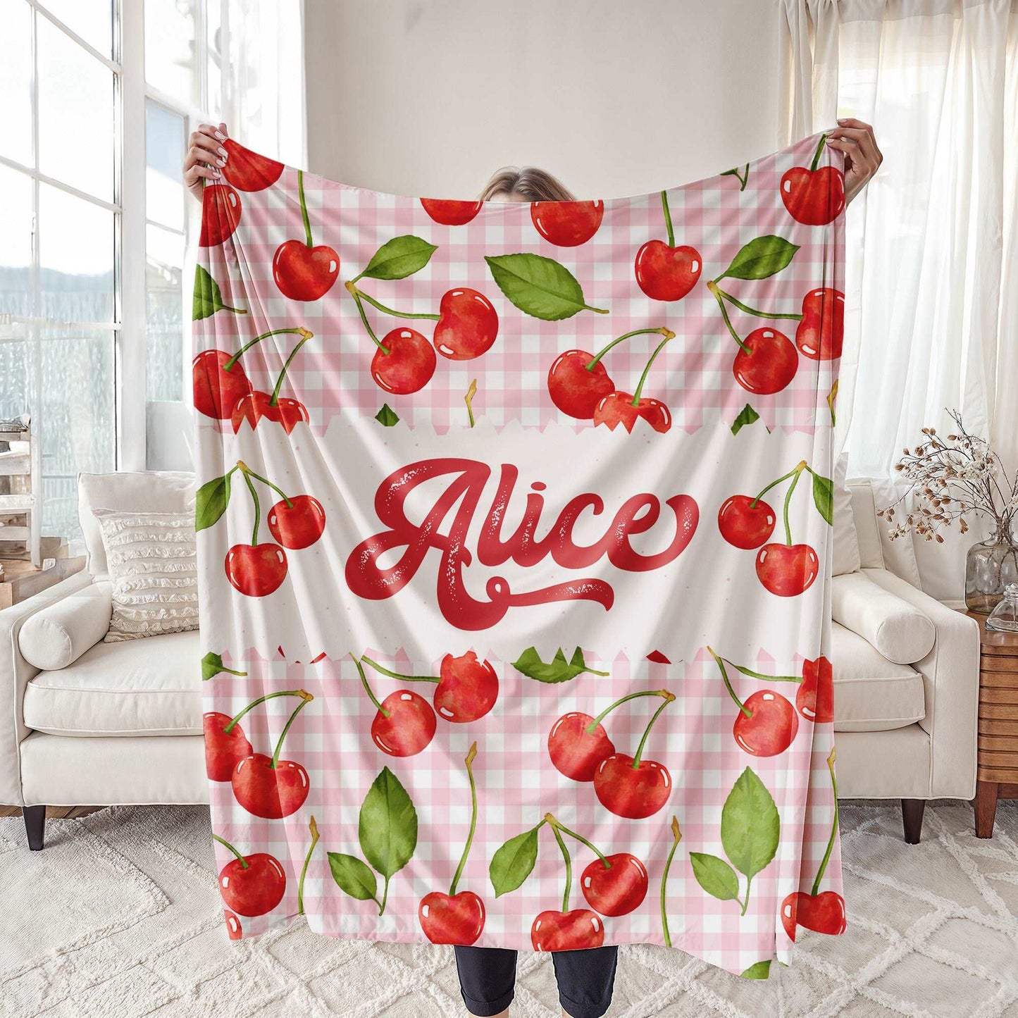 Coquette Cherry Blanket