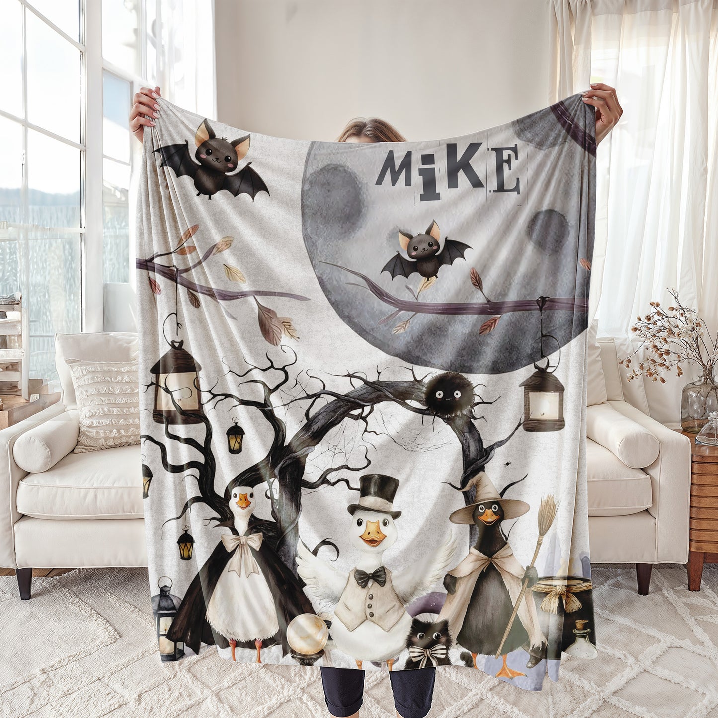 Halloween Goose Blanket