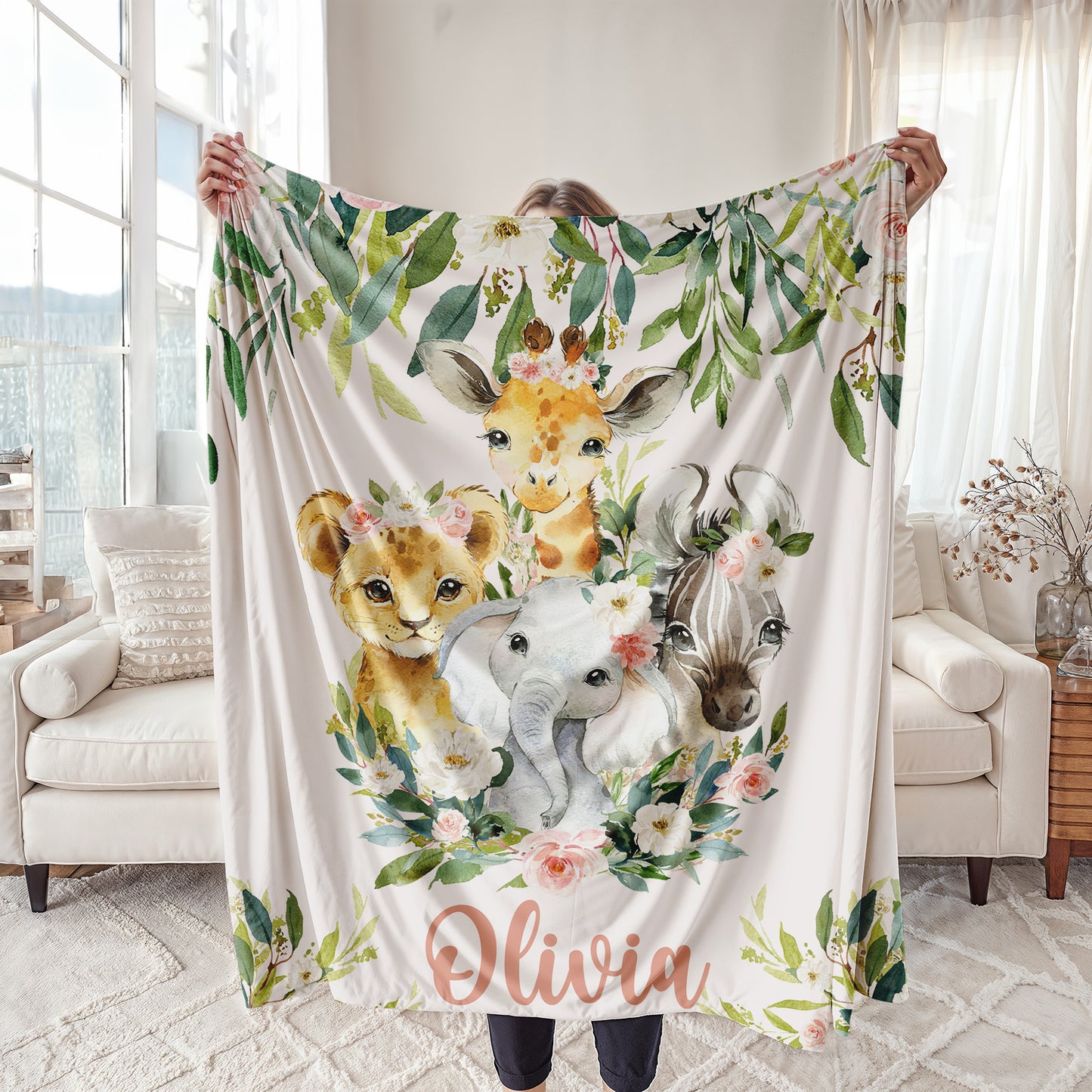 Safari Animals Blanket