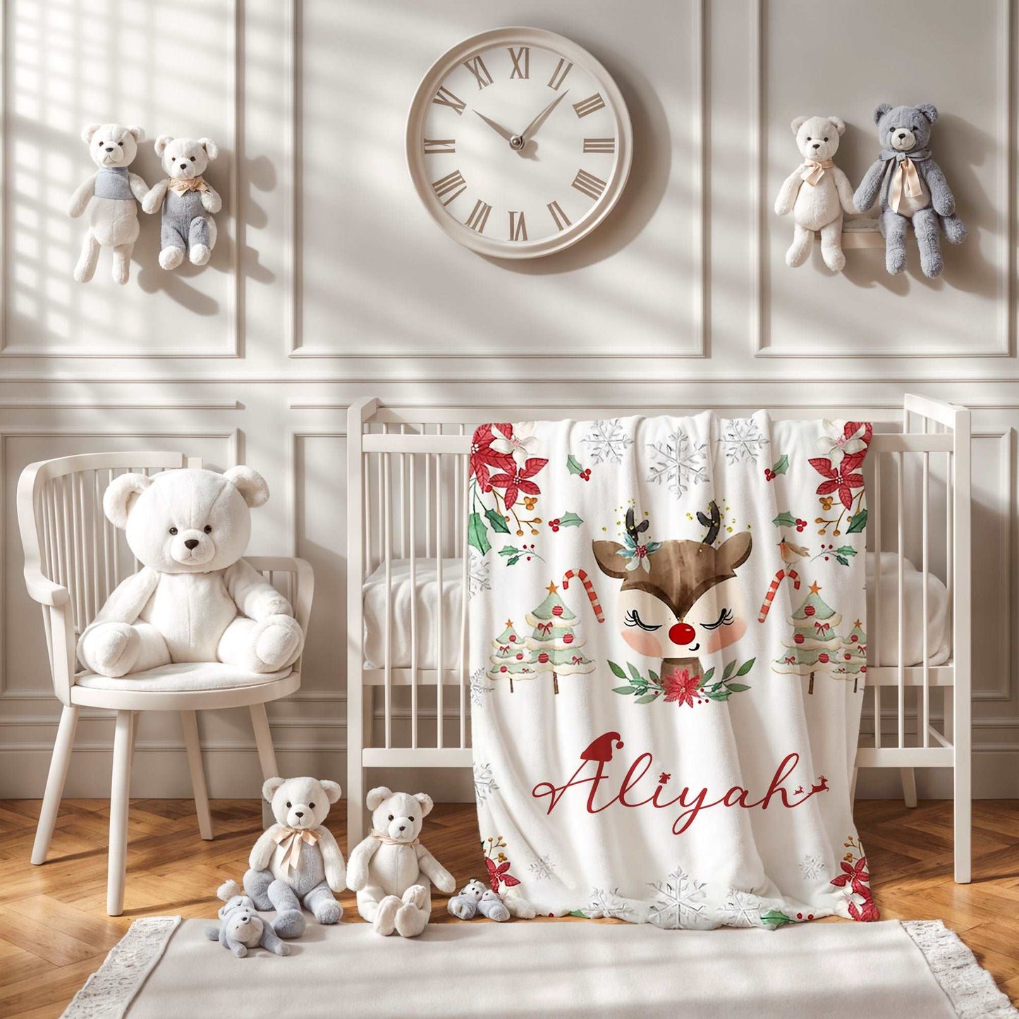 Christmas Reindeer Blanket