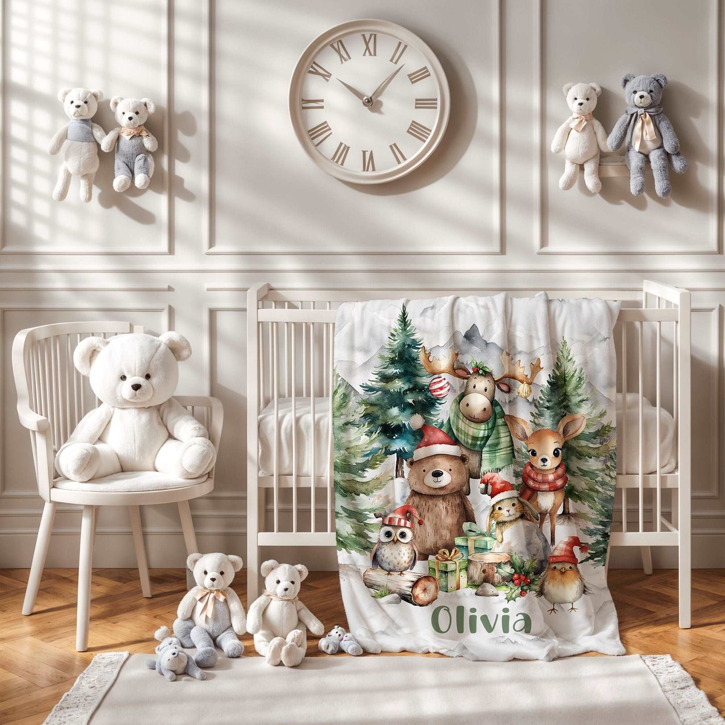Chistmas Animals Blanket