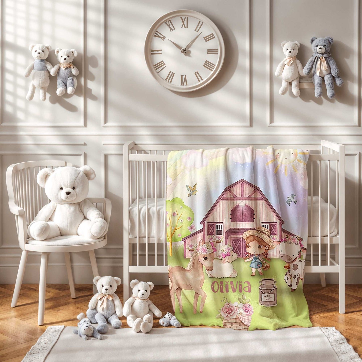 Farm Animals Blanket