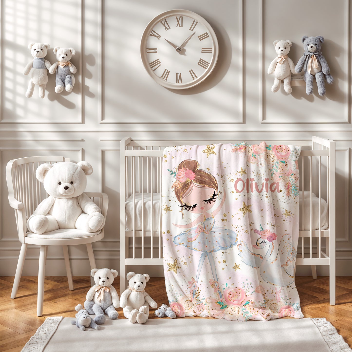 Ballerina Baby Blanket