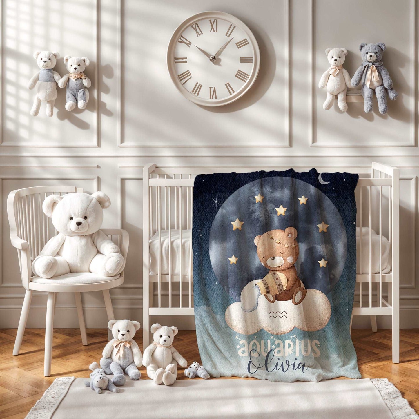 Aquarius Zodiac Blanket