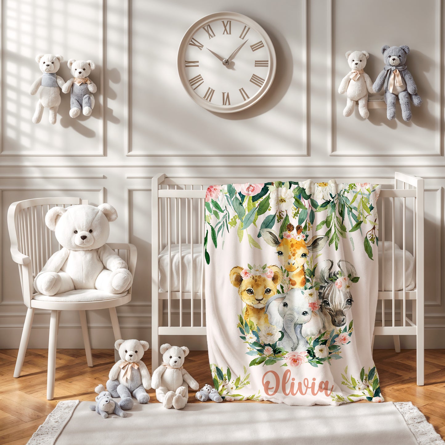 Safari Animals Blanket