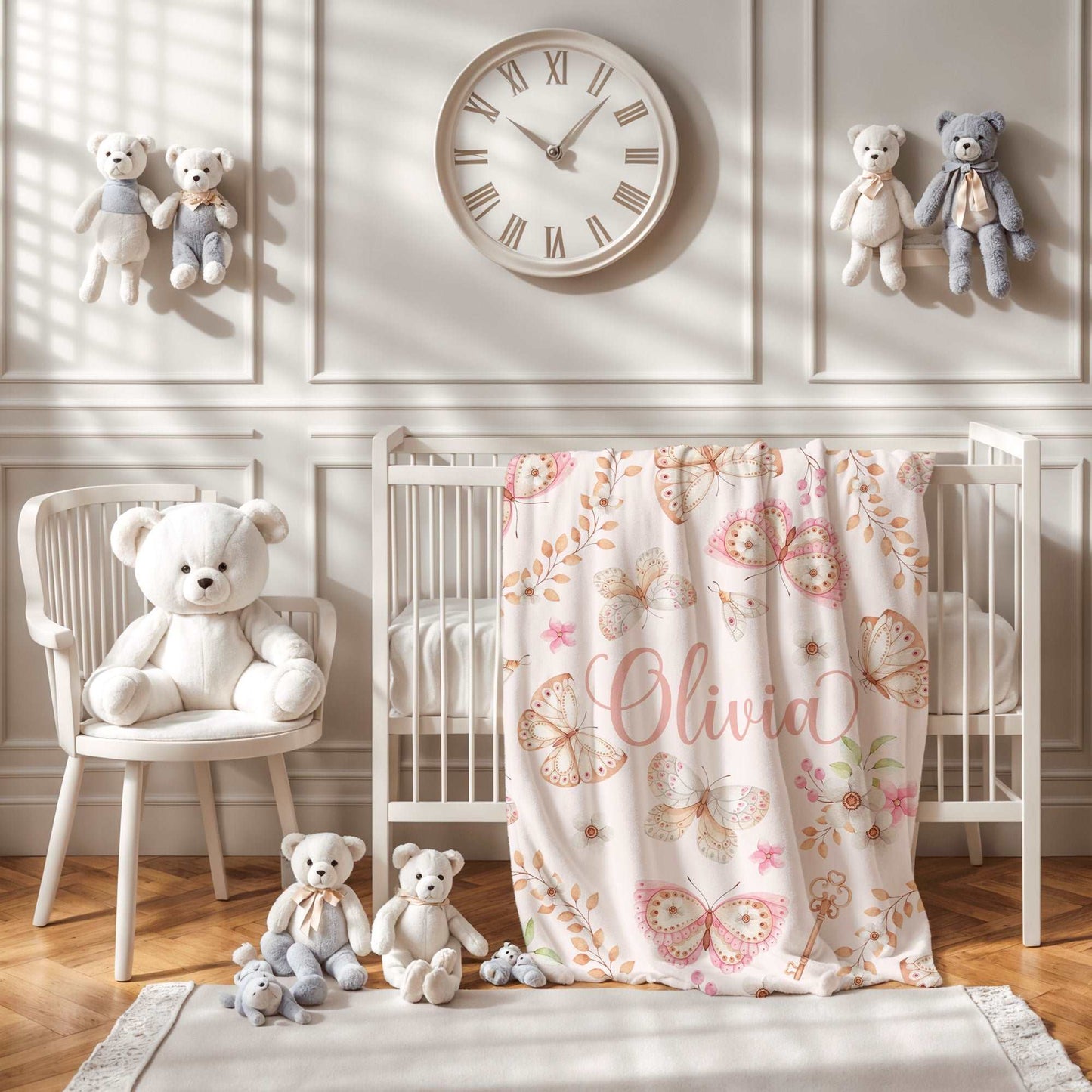 Butterfly Nursery Blanket