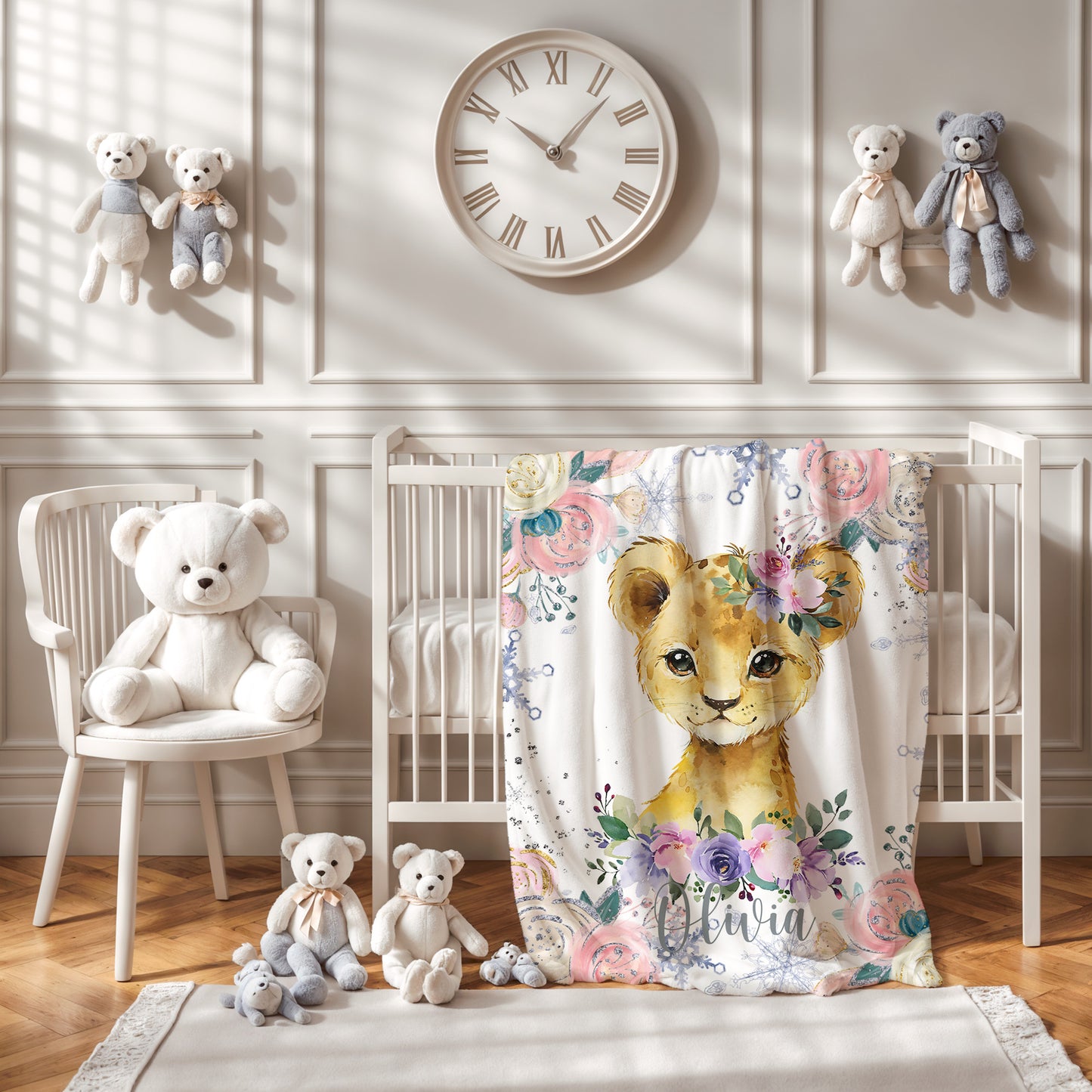 Lion Baby Blanket