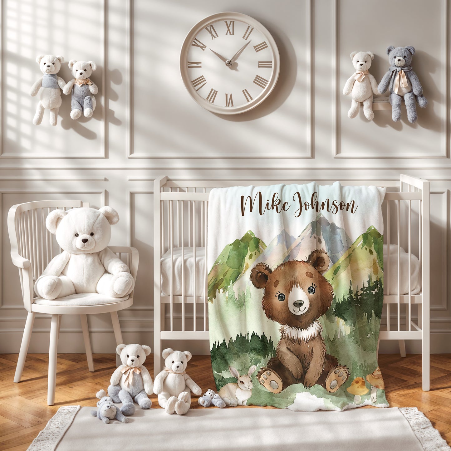 Mountain Bear Blanket